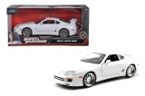 Jada Model Auto Toyota Supra 1995 Fast &amp; Furious 1:24 Alb - 17 cm