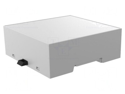 Carcasă pentru șină DIN gri 90x87.7x32mm foto