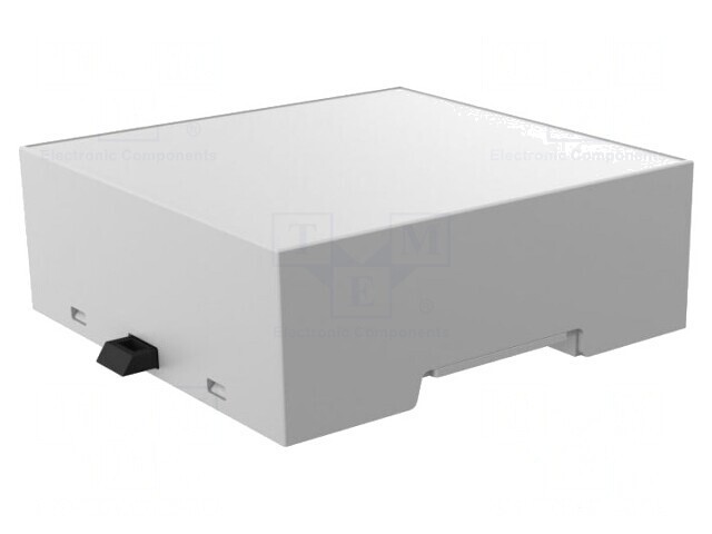 Carcasă pentru șină DIN gri 90x87.7x32mm