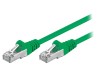 Cablu Patch F/UTP Cat 5e Verde 10m Goobay CCA Litati 4x2x26AWG