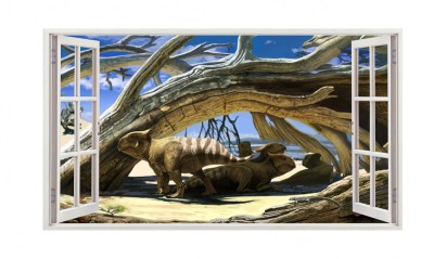 Sticker decorativ cu Dinozauri, 85 cm, 4291ST foto