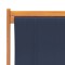 Scaune pliante 2 buc. Material textil albastru - 7