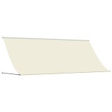 Cumpara ieftin Copertina retractabila, crem, 350x150 cm, tesatura si otel