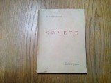 SONETE - G. Tutoveanu - Editura &quot;Bucovina&quot;, 1938, 119 p.