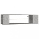 Cumpara ieftin Dulap TV suspendat, gri beton, 100x30x26,5 cm, PAL