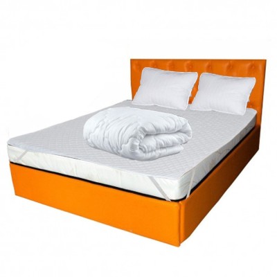 Set Saltea cu spuma, Venus Eco Memory 160x200x17cm, cu spuma poliuretanica, memory foam 2 cm, fermitate mediu spre tare, Saltsib plus Pachet textile A foto