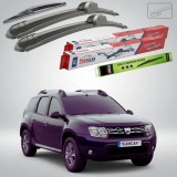 Cumpara ieftin Ștergătoare Dacia Duster I Facelift SUV 2014-2016 | Set Față și Spate Flat &ndash; TeamCar&reg;