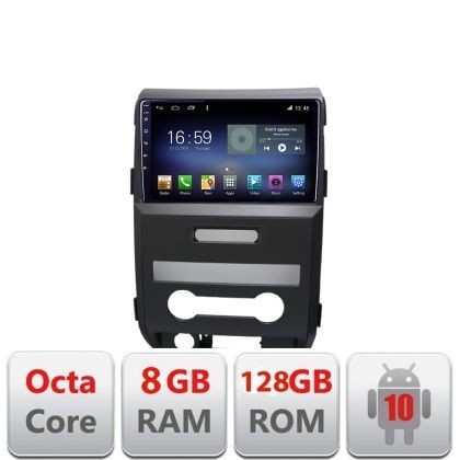 Navigatie Ford F150 2008-2014 Octa Core cu Android Radio Bluetooth Internet GPS WIFI DSP 8+128GB 4G CarStore Technology