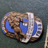 Insigna RPR - 1955 CONCURSUL INTERNATIONAL DE CALARIE