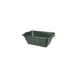 Lighean Dreptunghiular cu Manere, 80 litri, Plastic,Verde, Casa Plastor