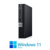 Mini PC Dell OptiPlex 7070, Octa Core i7-9700T, 16GB, 256GB SSD, Win 11 Home