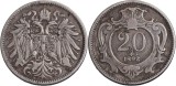 1892 - 20 heller - Franz Joseph I - Imperiul Austro-Ungar, Europa