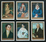 Iugoslavia 1971 - Picturi, portrete, arta, serie neuzata