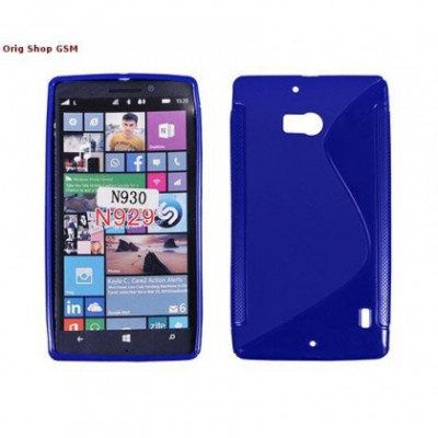 Husa Silicon S-Line Nokia Lumia 930 Albastru foto