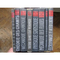 Landau et Lifchitz Physique theorique - 8 volume in limba franceza