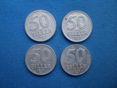 LOT 4 BUCATI 50 FILLER-UNGARIA-ANI DIFERITI foto