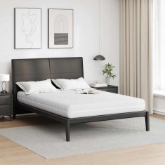 vidaXL Saltea Alb 140 x 190 cm Poliester