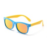 Ochelari de soare pentru copii cu protectie uv, blue / yellow / orange
