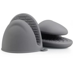 Set 2 manusi de bucatarie termorezistente din silicon pentru aragaz, cuptor, tavi, TopBazar