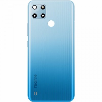 Capac Baterie Realme C25Y, Albastru (Glacier Blue), Service Pack 4909037 foto