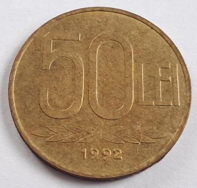 Romania, 50 Lei 1992 foto