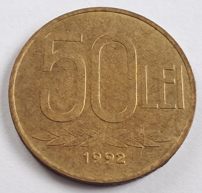 Romania, 50 Lei 1992