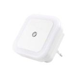 Lampa Veghe LED 1W, Senzor Lumina, Priza, Noptiera, Patut Bebe, Copii, Bebelusi, Alba