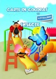 Carte de colorat cu abtibilduri - Insecte - Ars Libri
