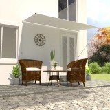 Cumpara ieftin VidaXL Copertină retractabilă, crem, 350 x 150 cm
