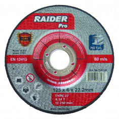 Disc pentru slefuit metal Raider, 230 х 6 х 22.2 mm