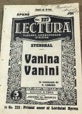 X. CRT Interbelica - Lectura - Nr. 227 - Vanina vanini