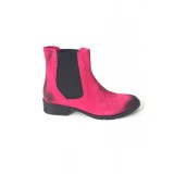 Ghete din piele Dana Fuchsia Vintage, 41