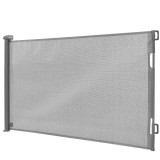 Poarta de siguranta retractabila si extensibila, pentru copii sau animale de companie, 162x86 cm, gri Household NewTrend