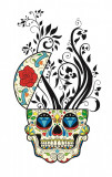 Sticker decorativ, Skull, 90 cm, 219STK-2, natura si peisaje