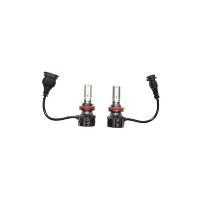 Set 2 becuri auto LED H11, 27W, 12V lumina alb rece Cod: BK79834 Automotive TrustedCars foto