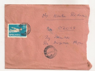 FD22 - Plic Circulat Intern, Bucuresti-Draganesti , Include Corespondenta - 1964 foto