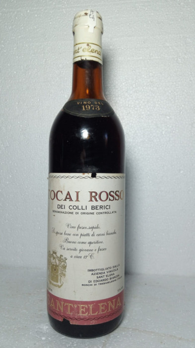 A 24 VIN ROSU TOCAI ROSSO DEI COLLI IBERICI, DOC, Recoltare 1973 CL 72 GR 12