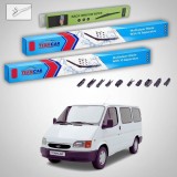 Cumpara ieftin Ștergătoare Ford Transit Tourneo Gen IV VE83 1994-2000 | Set Față și Spate Flat Premium &ndash; TeamCar&reg;
