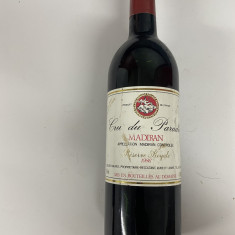 Vin rosu sec Cru du Paradis Madiran 1986