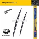 Set 2 stergatoare parbriz Renault Megane 2 II fabricat in perioada 2002 - 2011 HELLA 9XW178878-241/9XW178878-181, 60