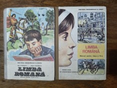 Lot 2 manuale de Limba Romana pentru cl. V si VI, an 1990 si 1991 / R2P5F
