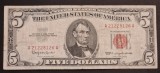 America 5 Dolari 1963 seria A21228126A