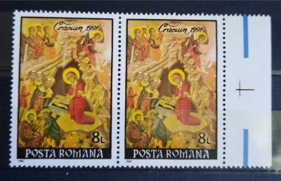 1991 Craciun MNH foto