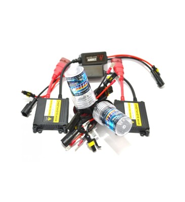 Kit Xenon, 2 Becuri Xenon H1, 6000K + 2 Balastri Slim foto