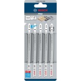 Bosch PRO Multi Material thick and thin T345XF - Set panze fierastrau pendular tija cu un prag de prindere (T) 132 mm lemn cu cuie taiere dreapta gros