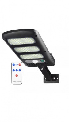 Lampa solara cu telecomanda picior de fixare si senzor de miscare, 30w foto
