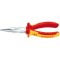 Cleste cu cioc semirotund si suprafata taietoare vde 1000v knipex 25 06 160 HardWork ToolsRange