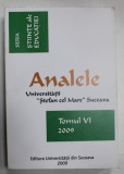 ANALELE UNIVERSITATII &#039; STEFAN CEL MARE &#039; SUCEAVA , TOMUL VI , SERIA &#039; STIINTE ALE EDUCATIEI &#039; , APARUTA 2009