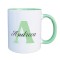 Cana maner verde personalizata prenume Andreea, INOVATIX&reg;. 330ml