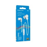 Casti In-Ear Borofone BM64 Goalant, Cu microfon, 3.5 mm, Alb
